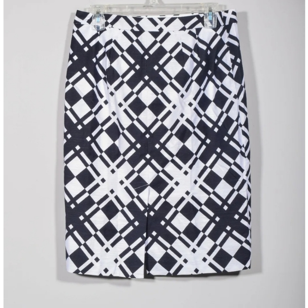 white pattern print Talbots - Picture 3 of 7